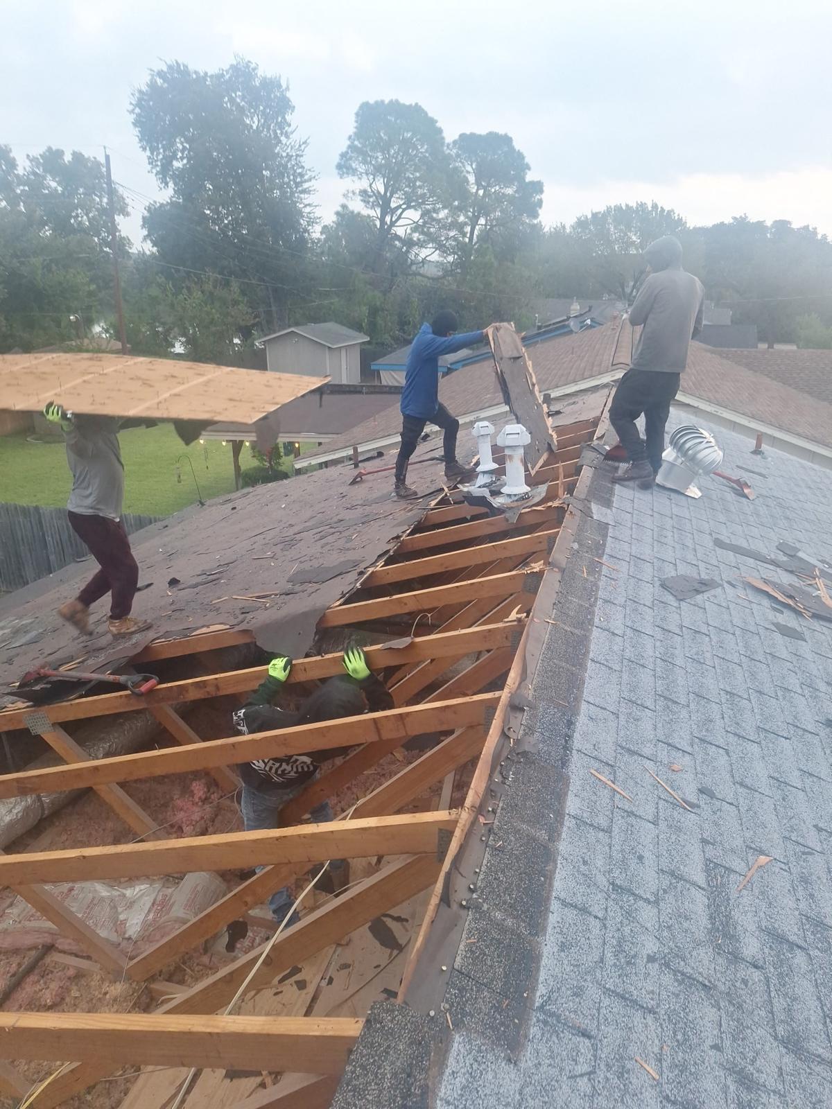 Decking work in progress